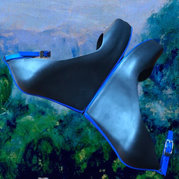 Melissa Black and Blue Women's Shoes - Picture 2 of 6